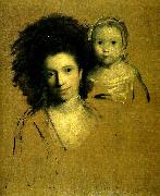 Sir Joshua Reynolds, mrs john  spencer and her daughter